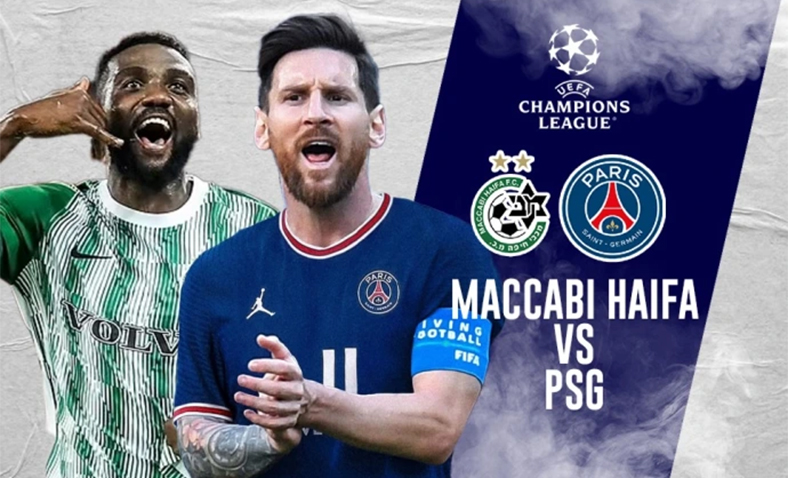 ព្យាករណ៍គូ​ Maccabi Haifa vs PSG នៅម៉ោង២រំលងអាធ្រាត្រថ្ងៃទី១៥កញ្ញា​